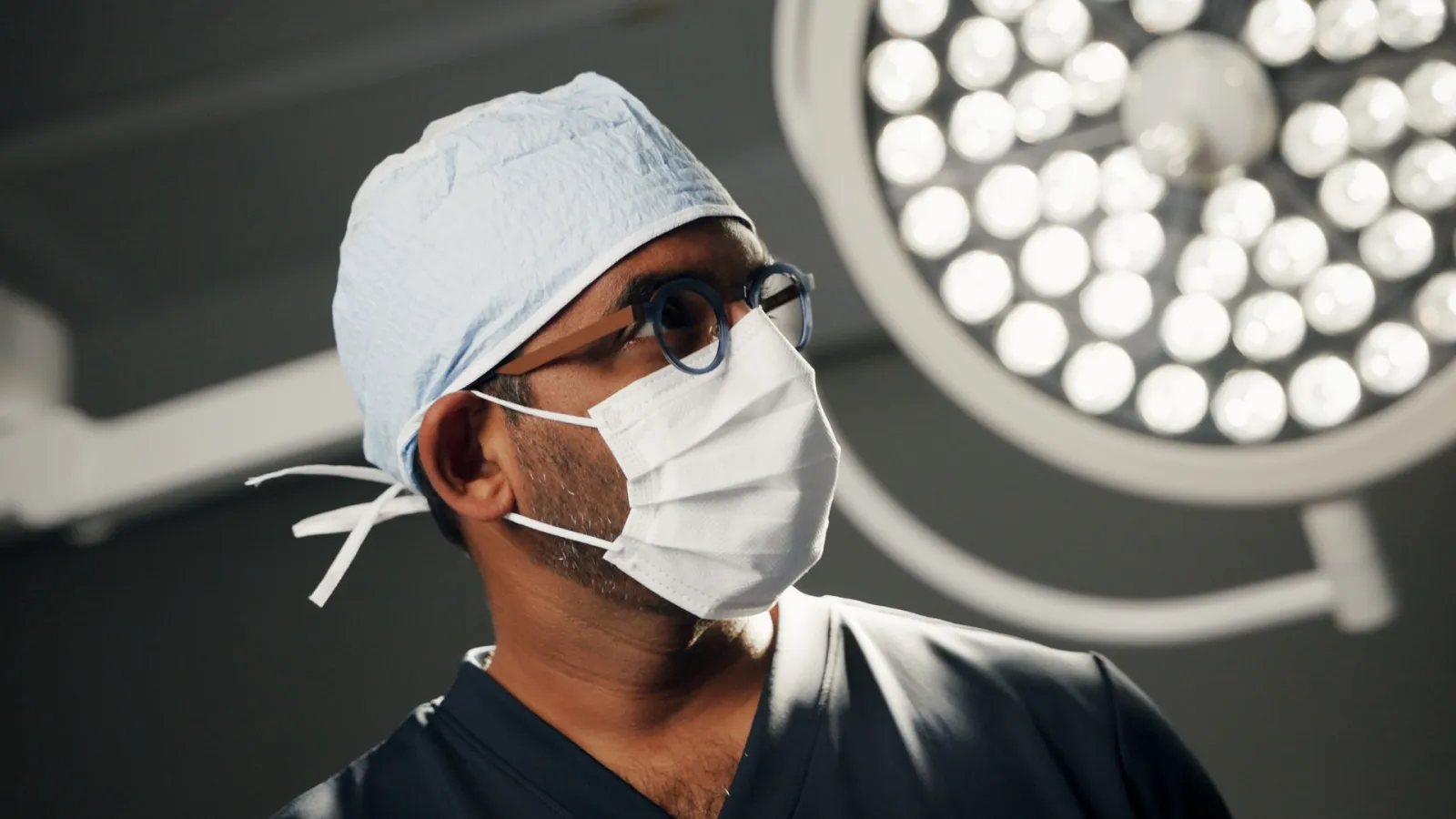 Surgeon in the operating room